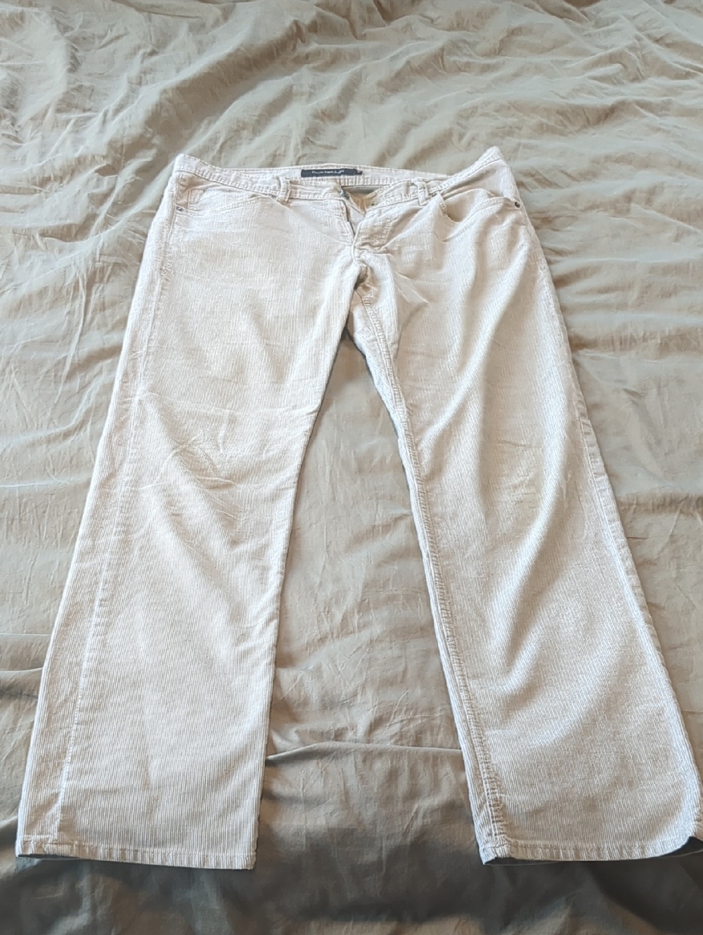Calvin Klein Jeans beige corduroy trousers
